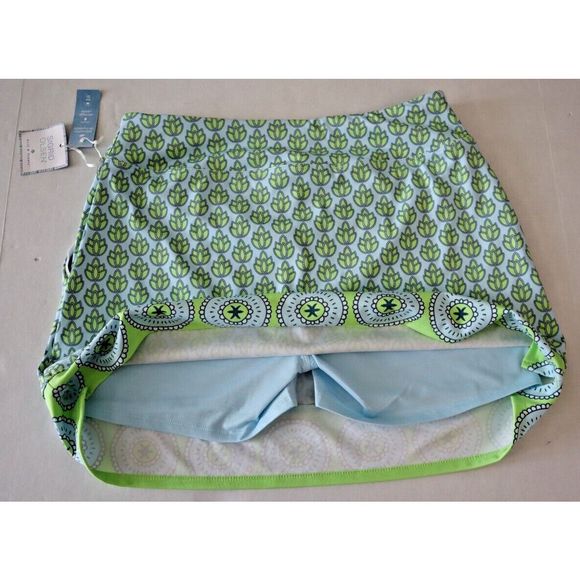 Sigrid Olsen Women's Sz Medium Blue/Green Golf & Tennis Skort w/Pockets - Picture 8 of 9
